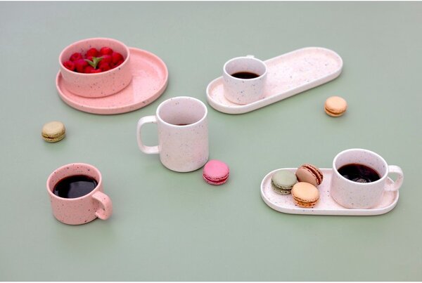 Servirni porcelanast pladenj 10x28,5 cm Fika – ONA