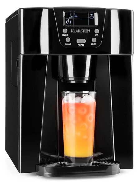 Klarstein IceVolcano 12kg/24h 0.6L Ladomat Črna
