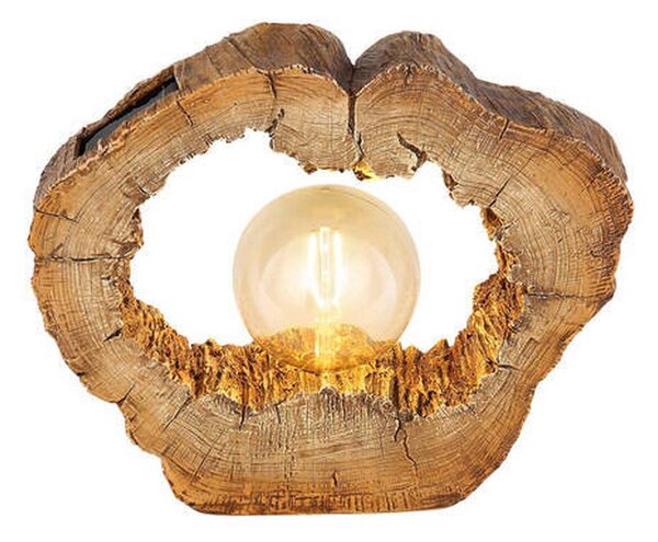 Globo Solarna Svetilka Woodlight, S Sijalko