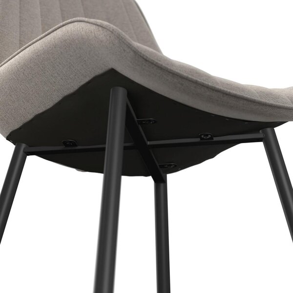 Bessagi Home Jedilna Garnitura Eolona, Miza Ø 120cm, 4x Stol