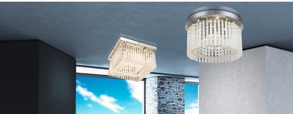 Globo Stropna Led-svetilka Joyce, S Sijalko