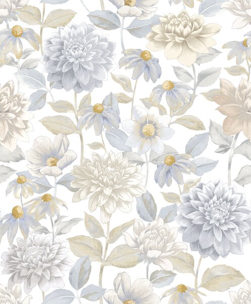 Tapeta Dahlia 5 barv