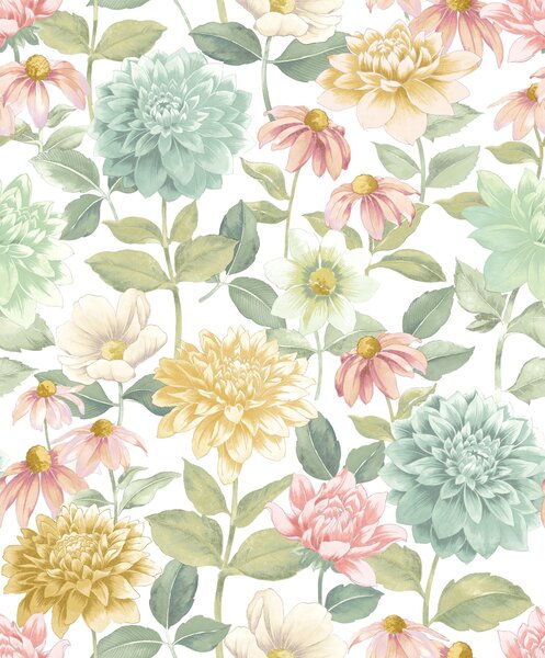 Tapeta Dahlia 5 barv