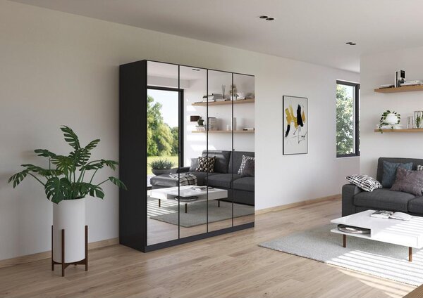 Modern Living Omara Za Oblačila Reflect, Temno Siva