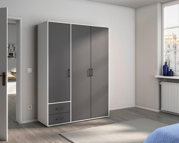 Modern Living Omara S Klasičnimi Vrati Voyager, Siva, Bela