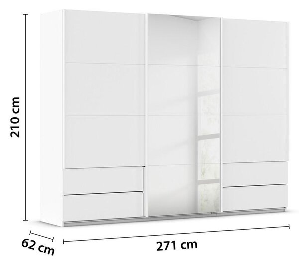 Premium Living Omara Z Drsnimi Vrati Elara, Bela