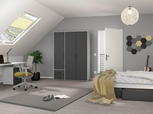 Modern Living Omara S Klasičnimi Vrati Voyager, Siva, Bela