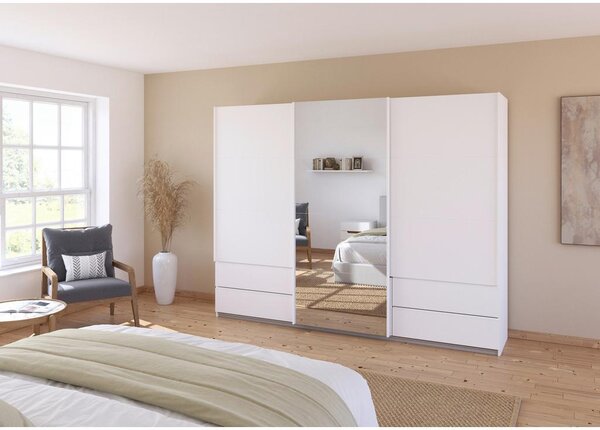 Premium Living Omara Z Drsnimi Vrati Elara, Bela