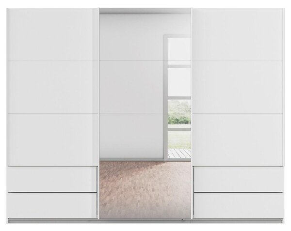 Premium Living Omara Z Drsnimi Vrati Elara, Bela