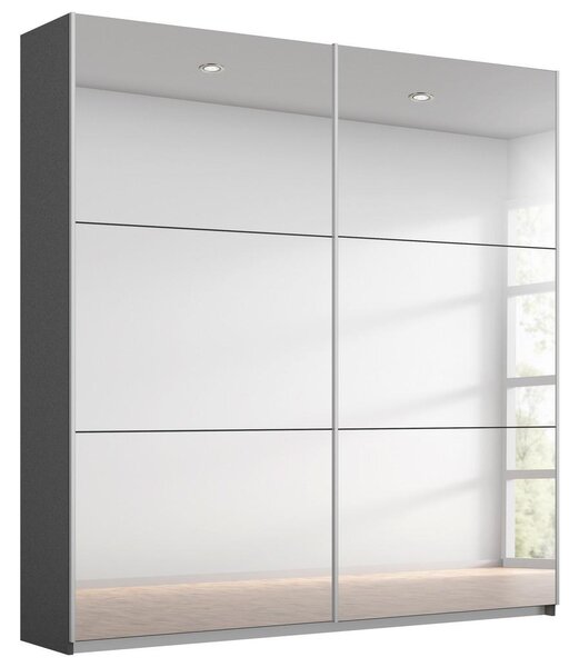 Modern Living Omara Z Drsnimi Vrati Reflect, Temno Siva