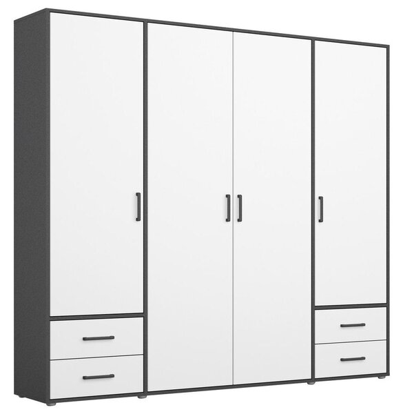 Modern Living Omara S Klasičnimi Vrati Voyager, Bela, Siva