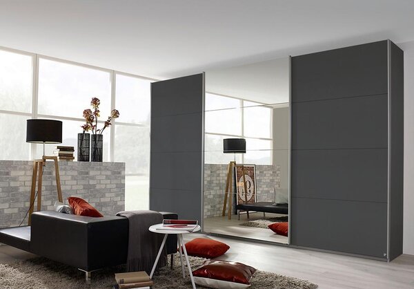 Modern Living Omara Z Drsnimi Vrati Miami, Temno Siva