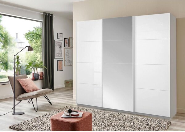 Modern Living Omara Z Drsnimi Vrati Kulmbach, Bela