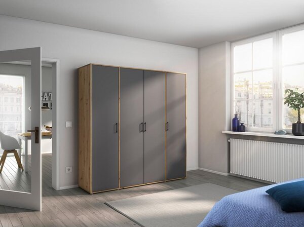 Modern Living Omara S Klasičnimi Vrati Voyager, Barva Hrasta, Siva