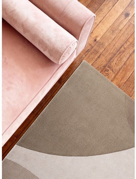 Bež ročno tkana volnena preproga 160x230 cm Hackney Clarissa – Ted Baker