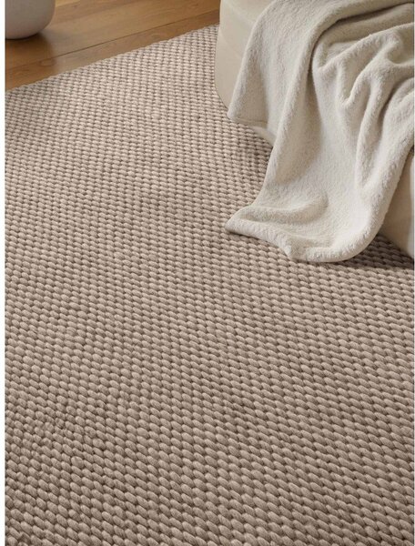 Bež ročno tkana volnena preproga 140x200 cm Lyon Beans – Elle Decoration
