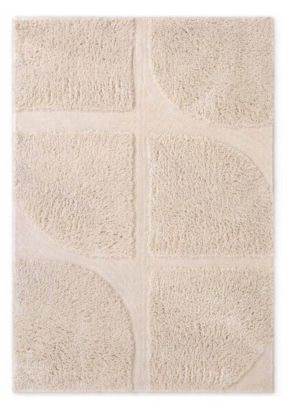 Kremno bela ročno tkana preproga 160x230 cm Lambeth Jasper – Ted Baker