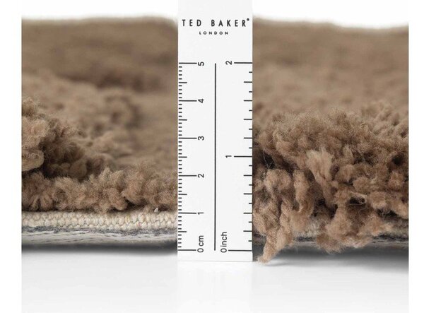 Rjava ročno tkana okrogla preproga ø 160 cm Lambeth Jasper – Ted Baker
