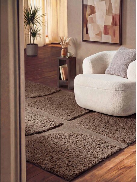 Rjava ročno tkana preproga 120x180 cm Lambeth Jasper – Ted Baker