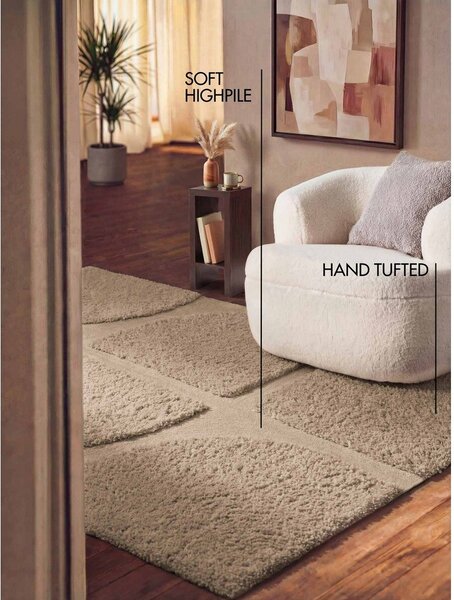 Bež ročno tkana preproga 160x230 cm Lambeth Jasper – Ted Baker