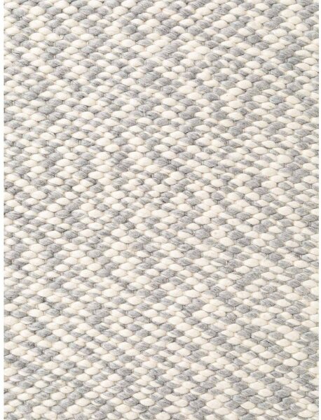Svetlo sivo-kremno bela ročno tkana volnena preproga 200x290 cm Lyon Beans – Elle Decoration
