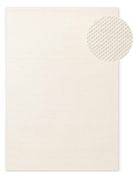 Kremno bela ročno tkana volnena preproga 140x200 cm Lyon Beans – Elle Decoration