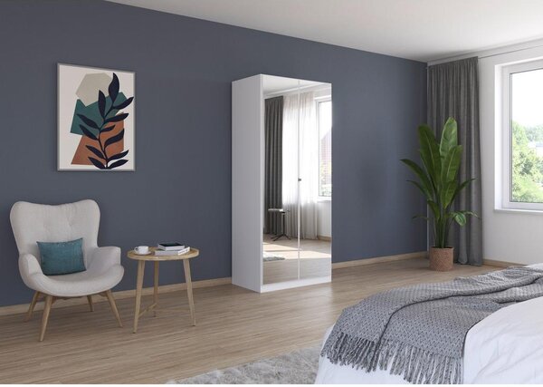 Modern Living Omara Za Oblačila Reflect, Bela