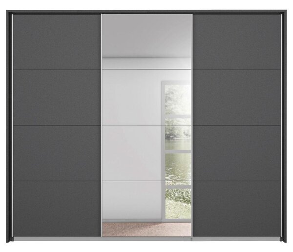Modern Living Omara Z Drsnimi Vrati Miami, Temno Siva