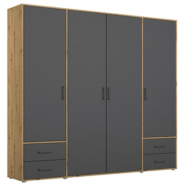 Modern Living Omara S Klasičnimi Vrati Voyager, Barva Hrasta, Siva