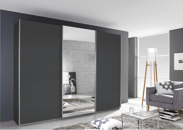 Modern Living Omara Z Drsnimi Vrati Miami, Temno Siva