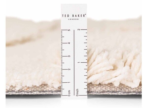 Kremno bela ročno tkana okrogla preproga ø 160 cm Lambeth Jasper – Ted Baker