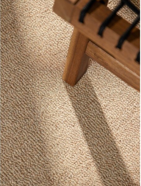 Ročno tkana volnena preproga v naravni barvi 140x200 cm Puristic Knots – Elle Decoration