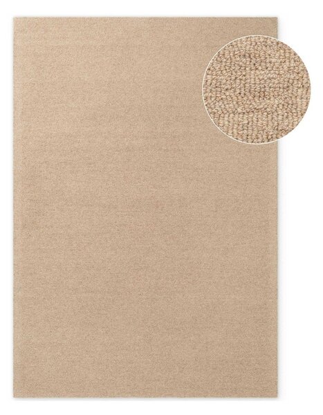 Ročno tkana volnena preproga v naravni barvi 140x200 cm Puristic Knots – Elle Decoration