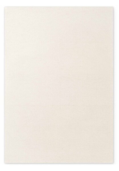 Kremno bela ročno tkana volnena preproga 140x200 cm Puristic Knots – Elle Decoration