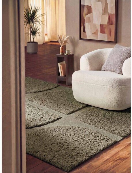 Kaki zelena ročno tkana preproga 120x180 cm Lambeth Jasper – Ted Baker