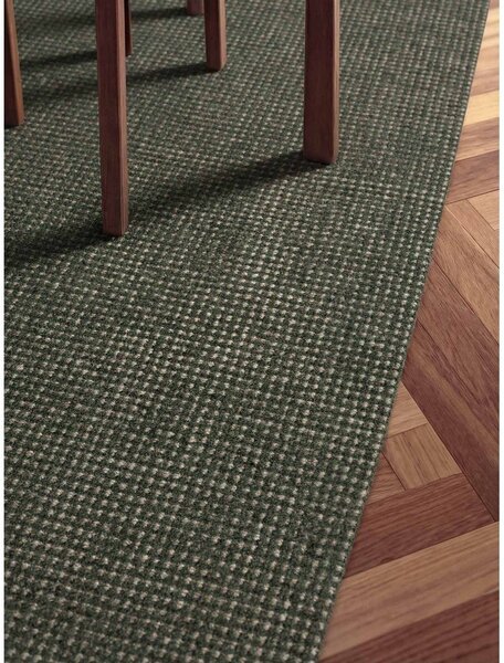 Temno zelena ročno tkana volnena preproga 120x170 cm Greenwich – Ted Baker