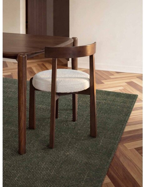 Temno zelena ročno tkana volnena preproga 120x170 cm Greenwich – Ted Baker