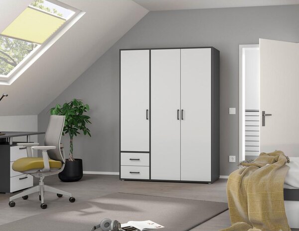 Modern Living Omara S Klasičnimi Vrati Voyager, Bela, Siva