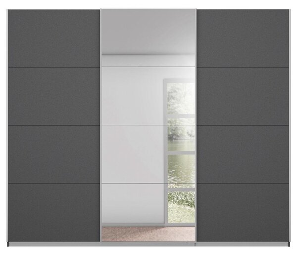 Modern Living Omara Z Drsnimi Vrati Miami, Temno Siva