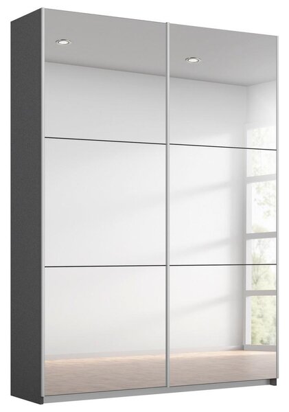 Modern Living Omara Z Drsnimi Vrati Reflect, Temno Siva