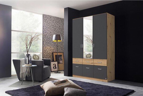 Modern Living Omara S Klasičnimi Vrati Aalen, Temno Siva
