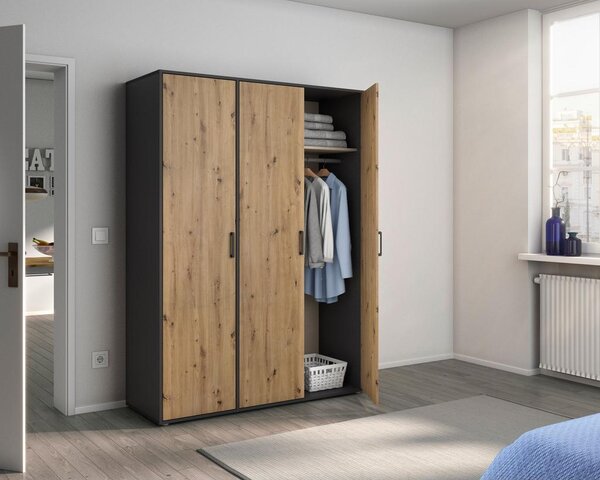 Modern Living Omara S Klasičnimi Vrati Voyager, Barva Hrasta, Siva