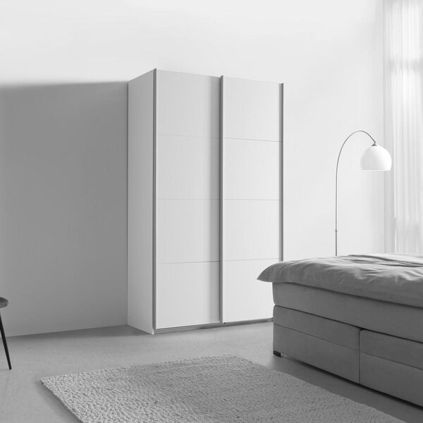 Modern Living Omara Z Drsnimi Vrati Quadra, Bela