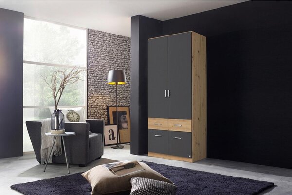 Modern Living Omara S Klasičnimi Vrati Aalen, Temno Siva