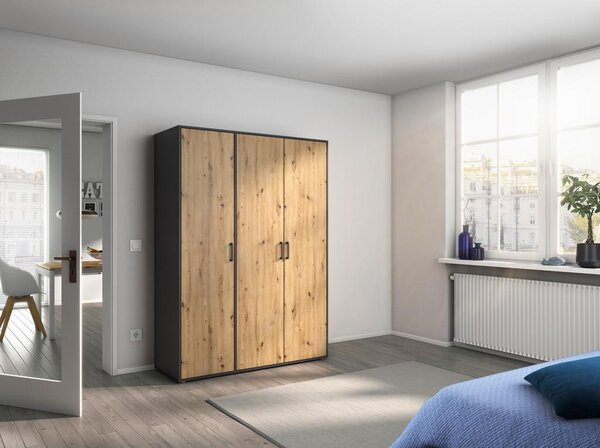 Modern Living Omara S Klasičnimi Vrati Voyager, Barva Hrasta, Siva