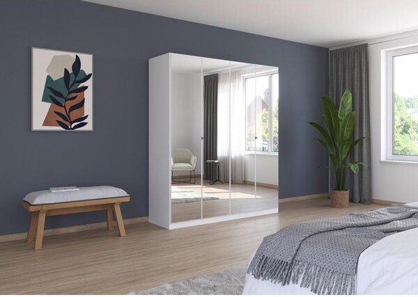 Modern Living Omara Za Oblačila Reflect, Bela
