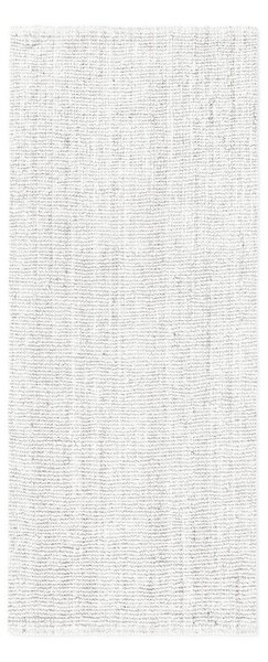 Svetlo siv obojestranski ročno tkan tekač iz jute 80x200 cm Bouclé Jaipur – Hanse Home