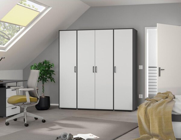 Modern Living Omara S Klasičnimi Vrati Voyager, Bela, Siva
