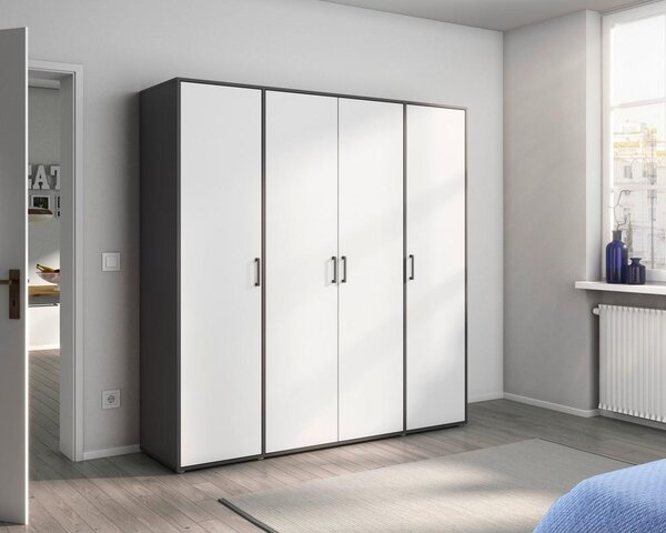 Modern Living Omara S Klasičnimi Vrati Voyager, Bela, Siva