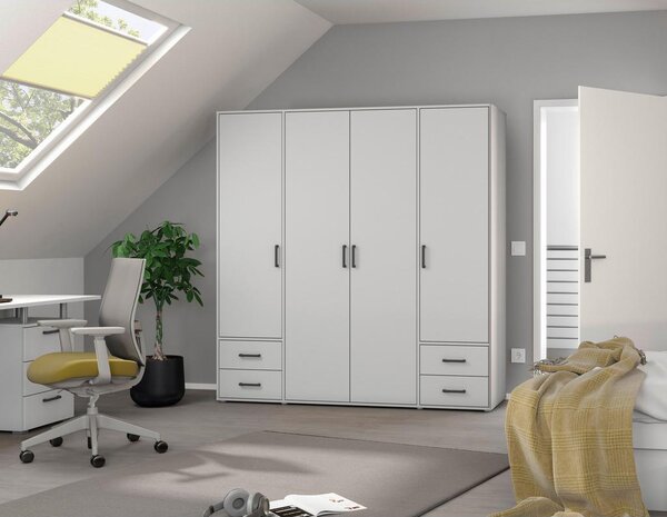 Modern Living Omara S Klasičnimi Vrati Voyager, Bela